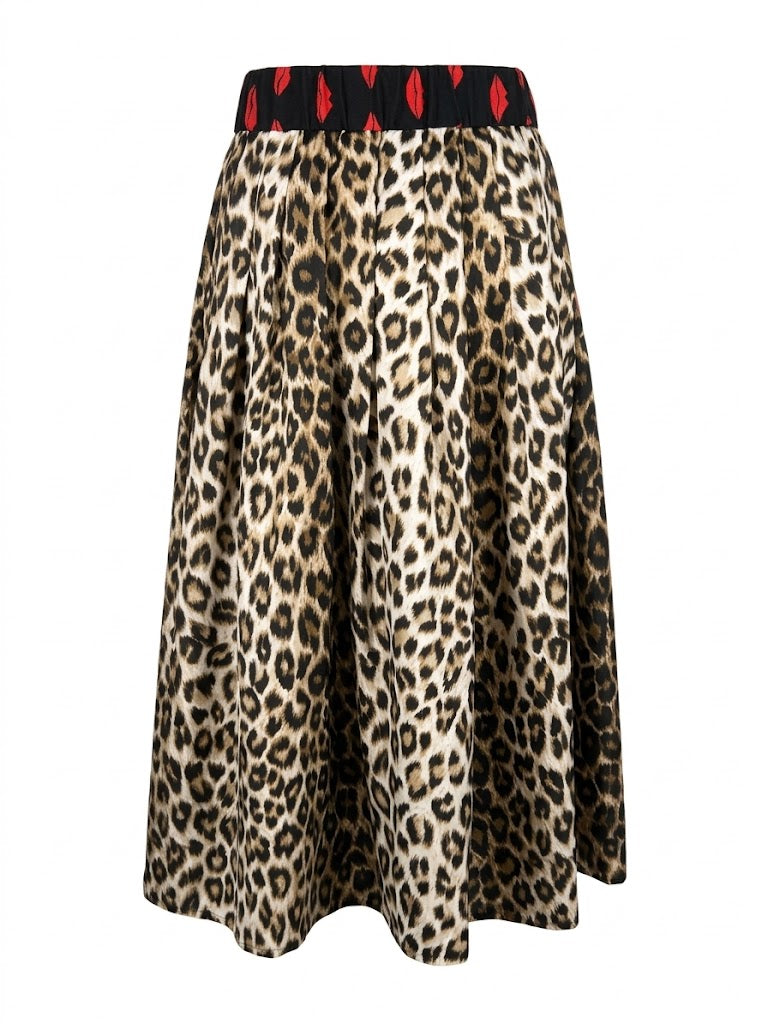La Prestic Ouiston - Venise Skirt - Lips & Leopard