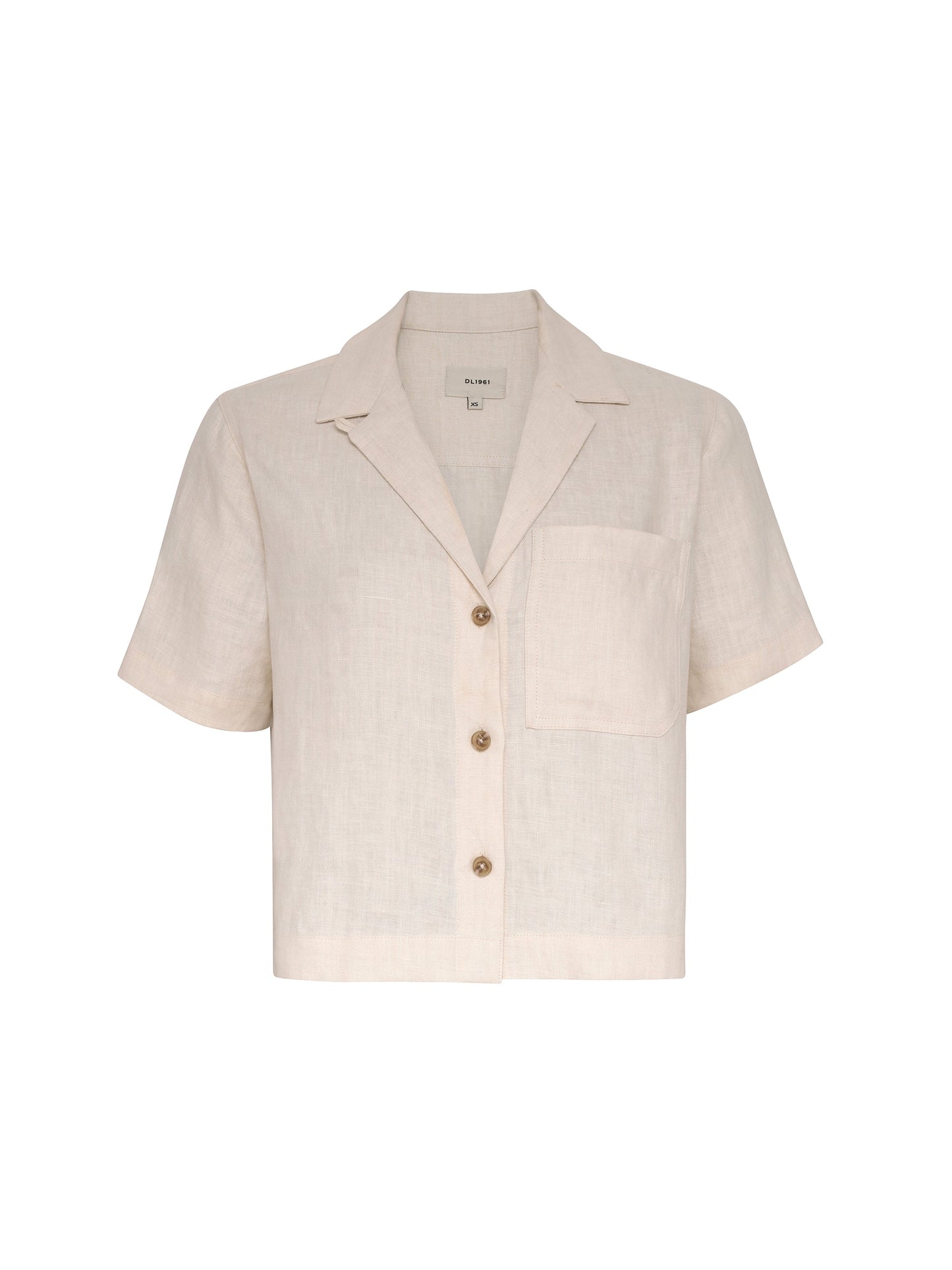 DL1961 - Hampton Shirt Short Sleeve - Flax Linen