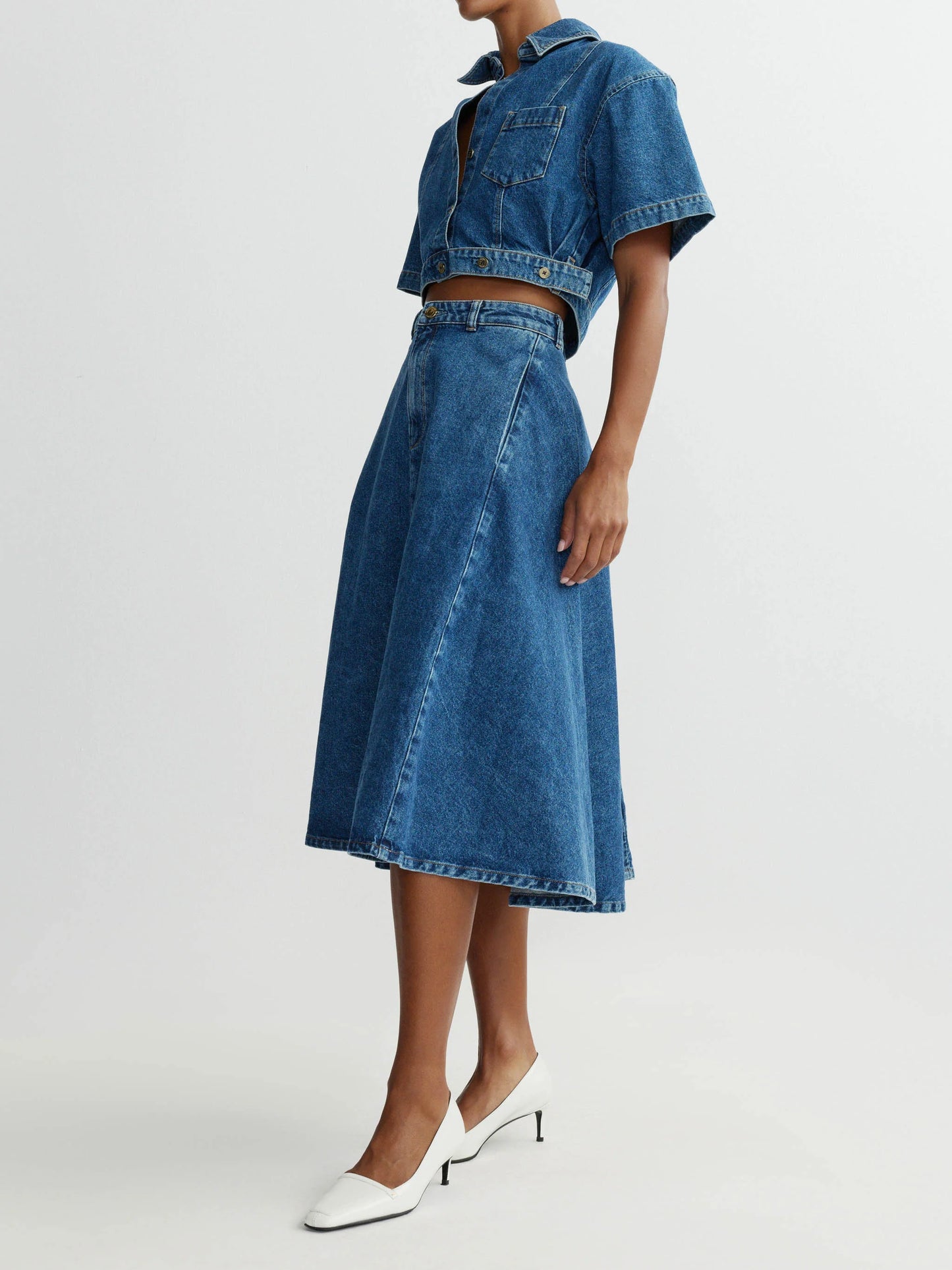 DL1961 - Peonie Skirt Midi - North Beach