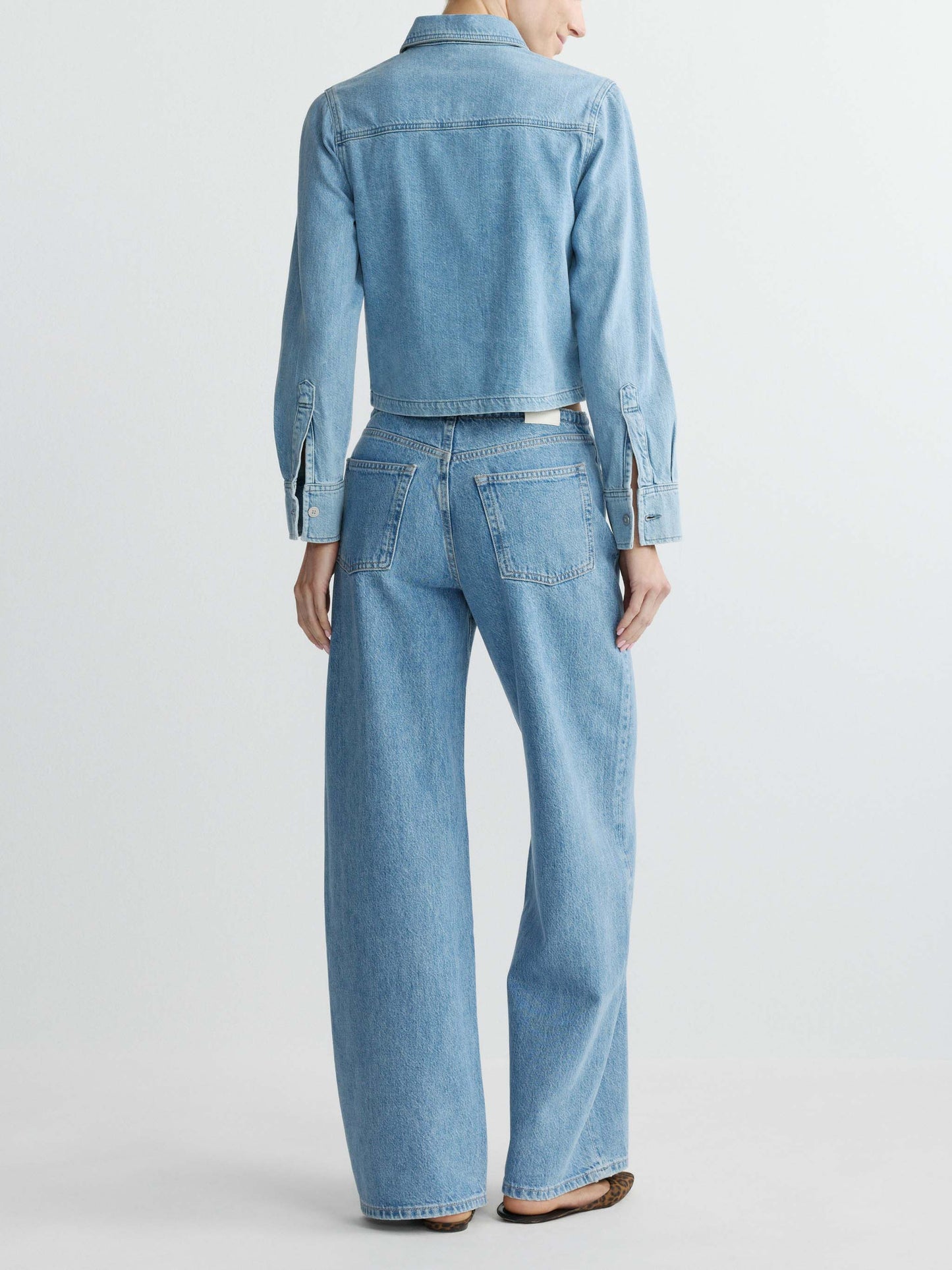 DL1961 - Sienna Low-Slung Wide Leg Relaxed 31" Jeans - River Aura