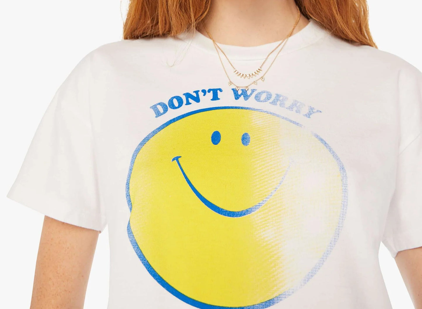 Mother - The Grab Bag Crop Tee - Don't Worry