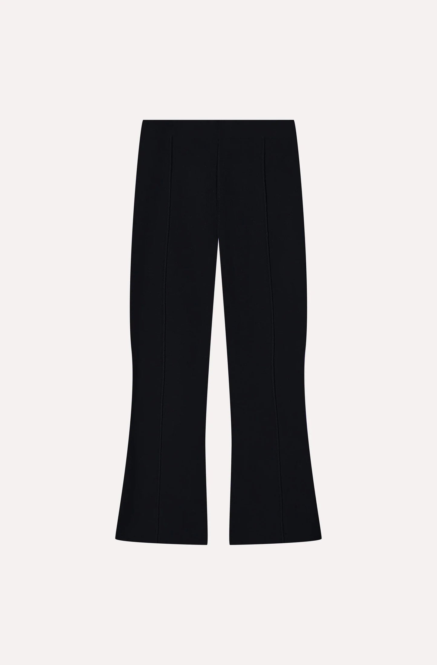Minnie Rose - Viscose Kick Flare Pants - Black