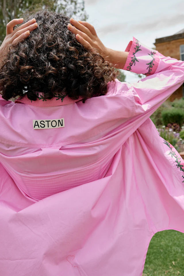 Aston Studio Buddy Shirt in Rosy Rose