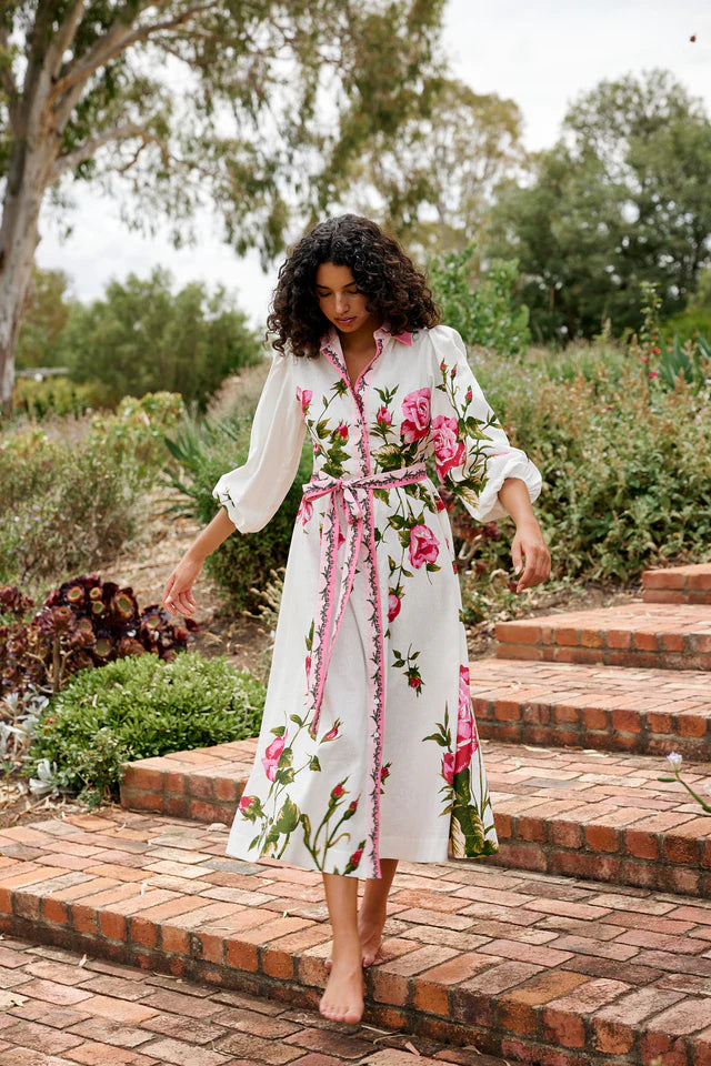 Lucille Dress in Antique Rose