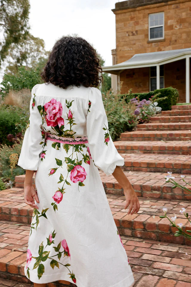 Lucille Dress in Antique Rose