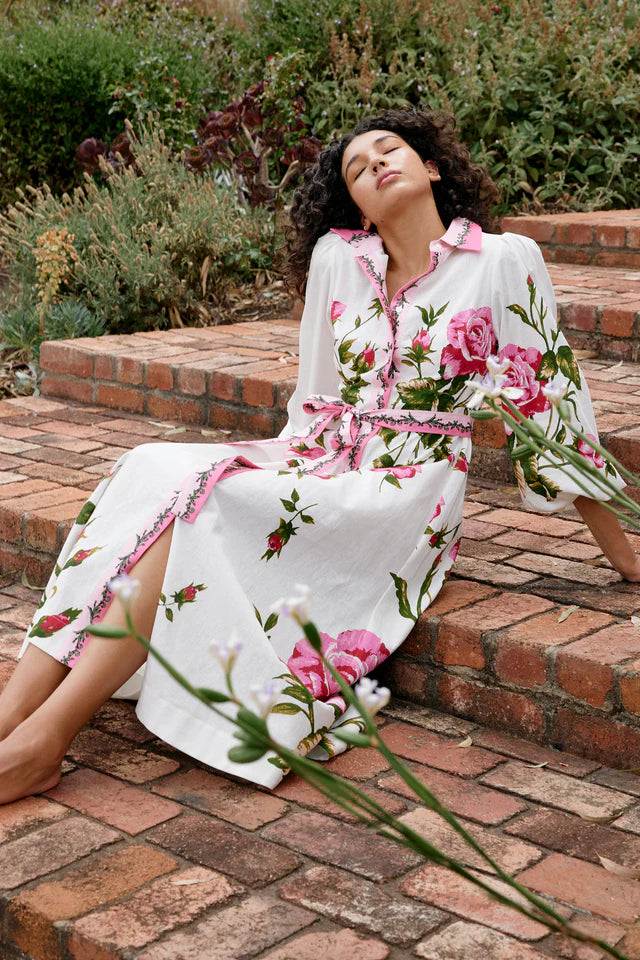 Lucille Dress in Antique Rose
