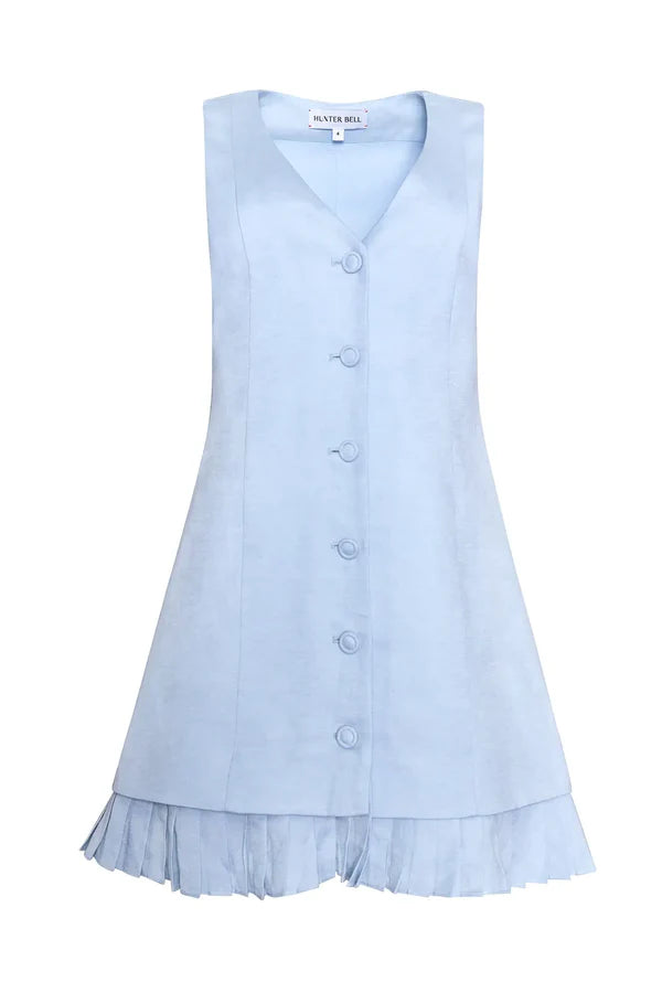 Hunter Bell - Adams Dress - Sky Blue