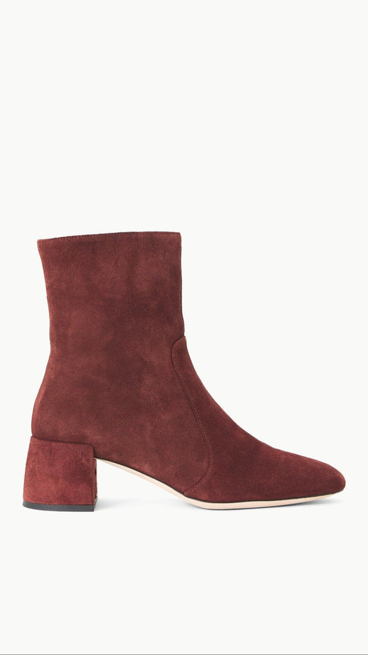 Staud- Andy Ankle Boot- Mahogany