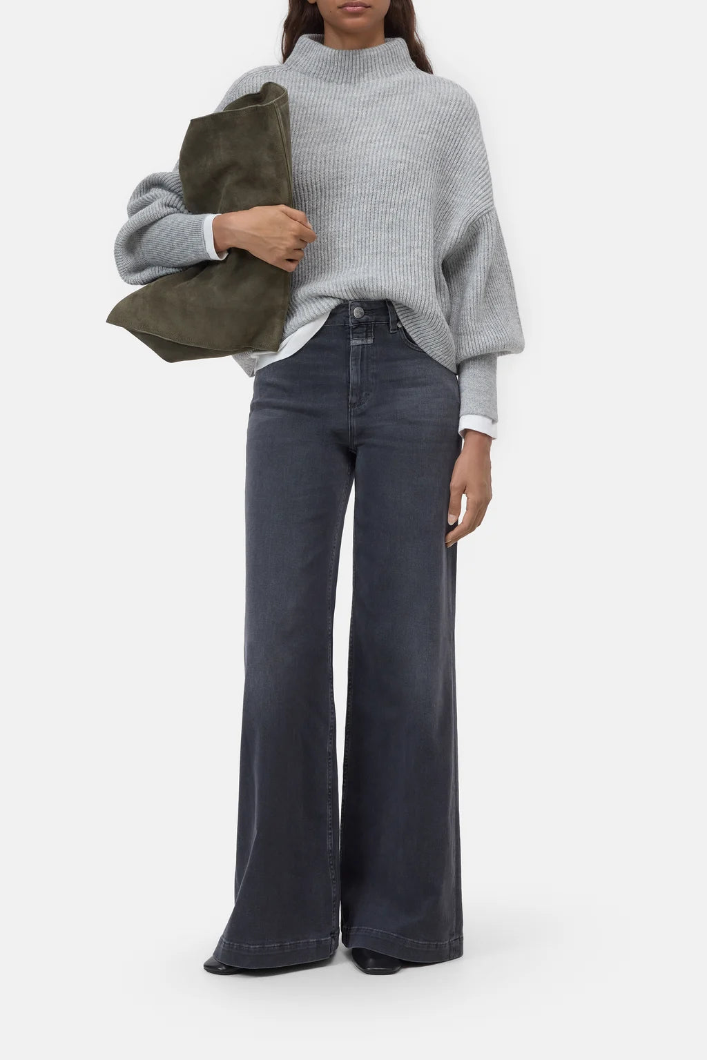 Closed - Wide Jeans  Glow Up - Dark Grey