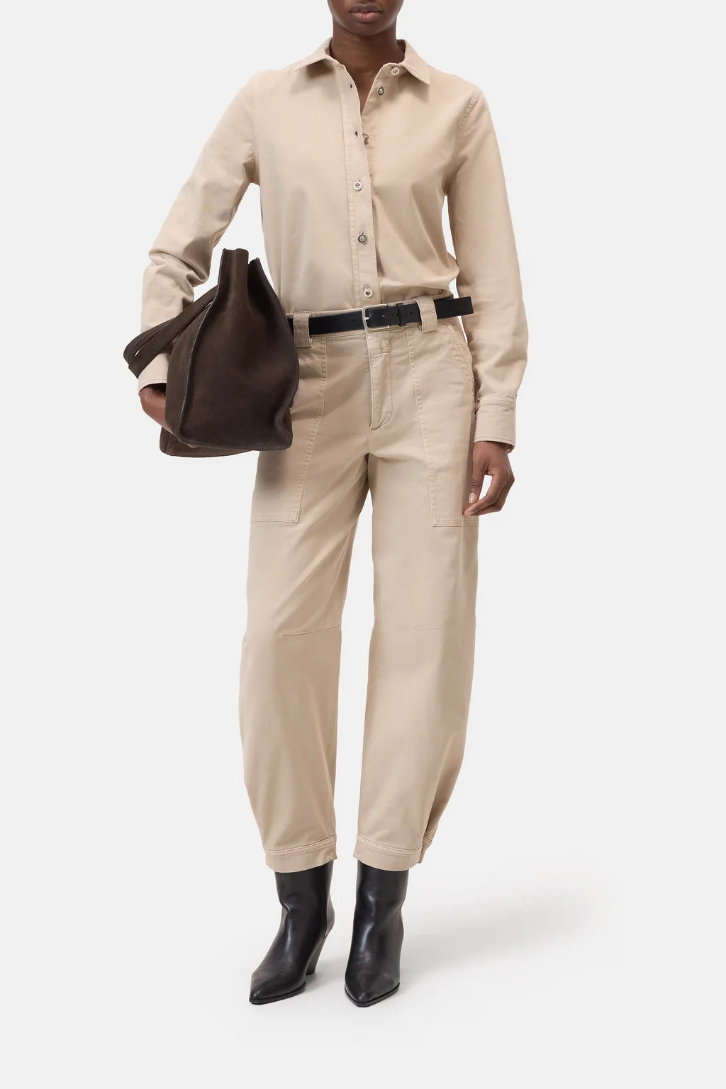 Closed - Barrel Pants Rhannon - Clay Beige