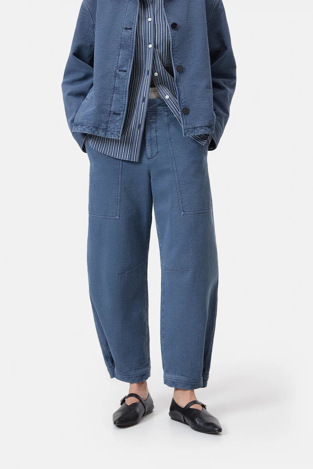 Closed - Barrel Pants Rhannon - Eclipse Blue