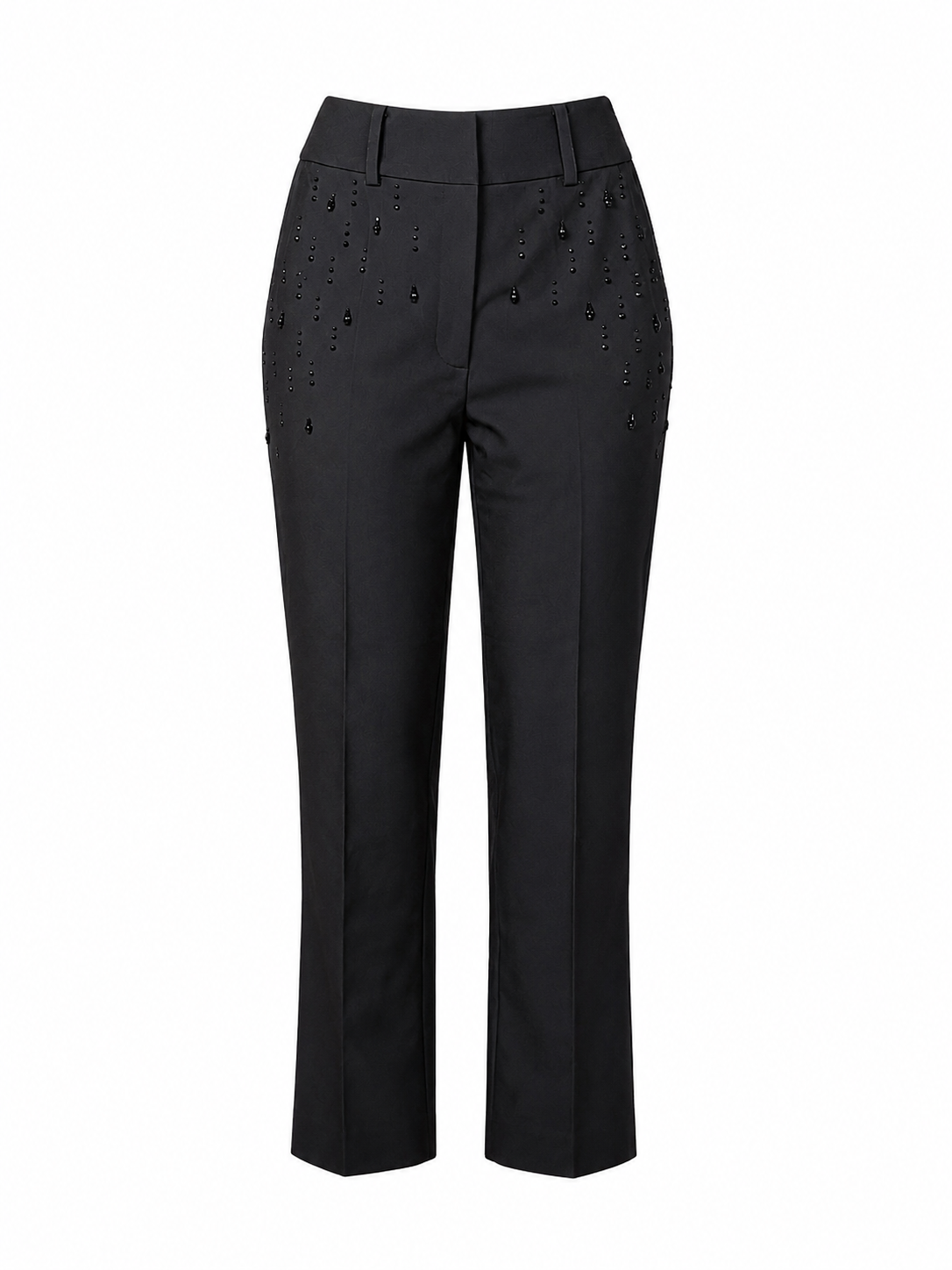 Janet Howard - Astrid Hand Beaded Trouser - Black