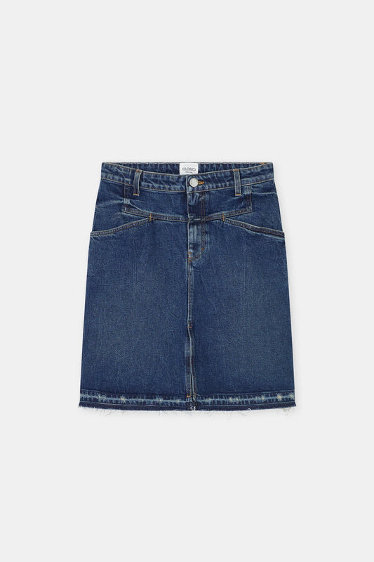 Closed Skirt Stover X in Dark Blue