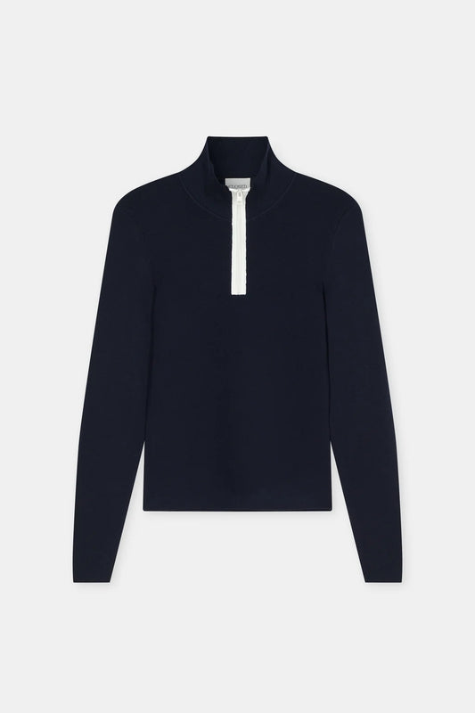 Closed - Half Zip Knit - Navy
