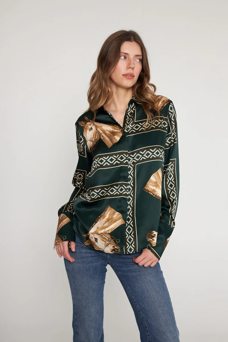Catherine Gee - Sophie Blouse - Argentine Horse