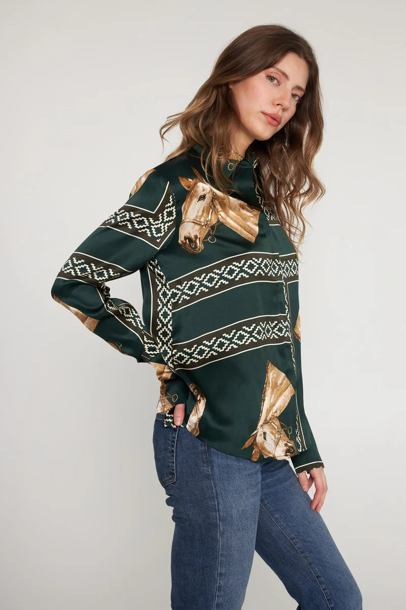 Catherine Gee - Sophie Blouse - Argentine Horse