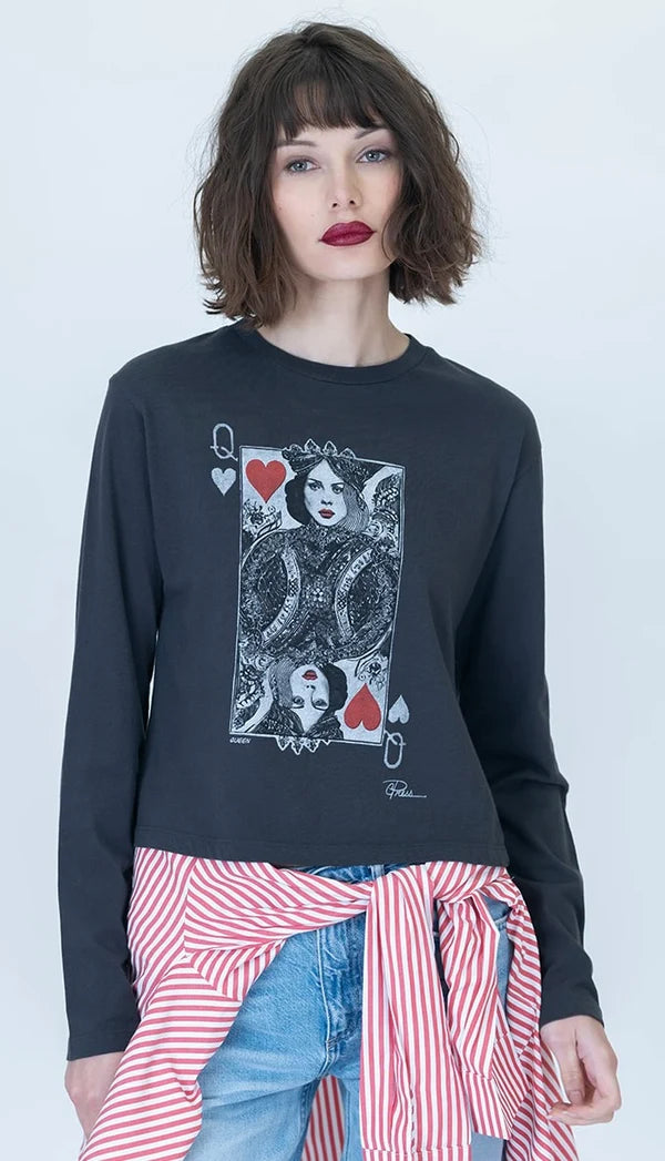 CPress Studio - Queen Sunday Long Sleeve - Worn Black