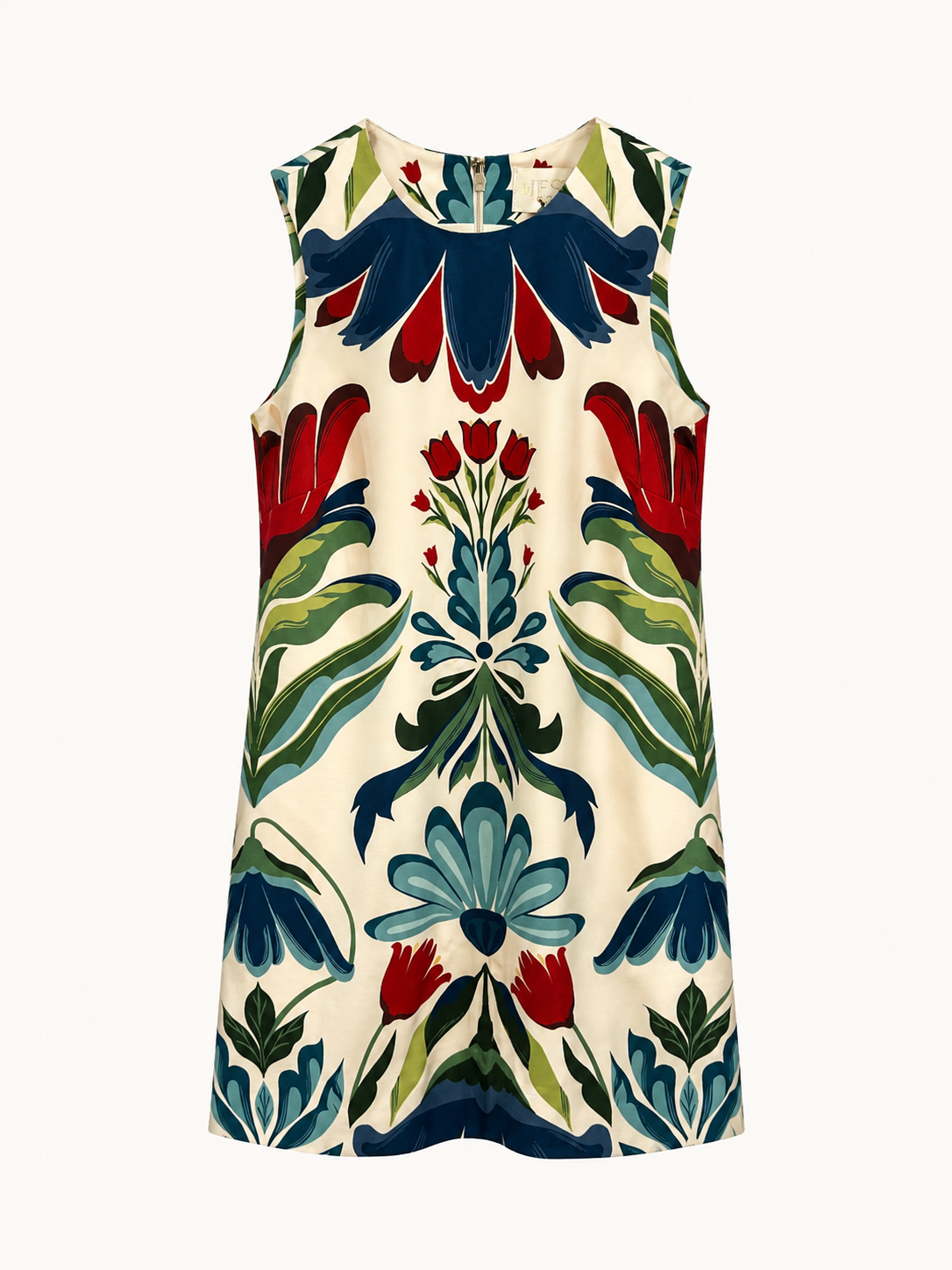 Mestiza - Fiona Shift Mini Dress - Ornamented Espalier