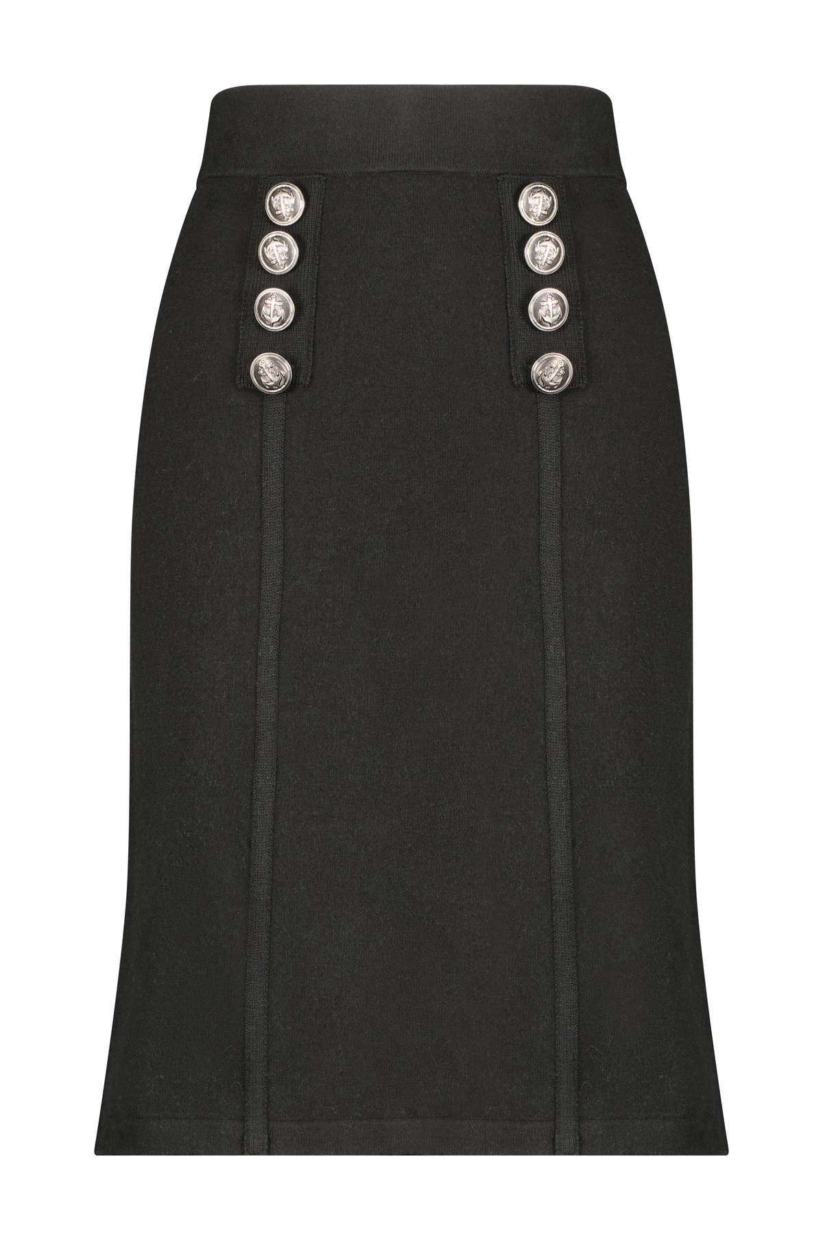 Minnie Rose - Sailor Pencil Skirt - Black