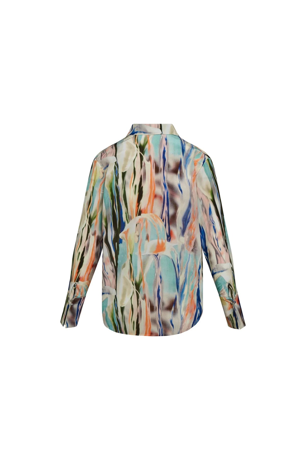 Catherine Gee- Daria Blouse- Abstract Orchid