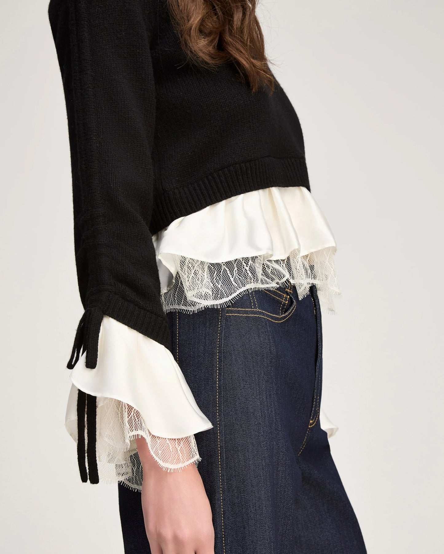 Cinq a Sept - Milla Pullover - Block & Ivory