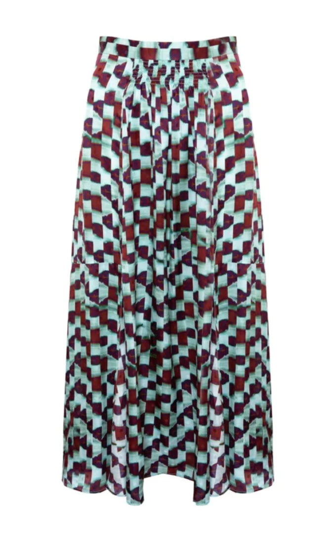 Hunter Bell- Tucker Skirt- Subway Tile
