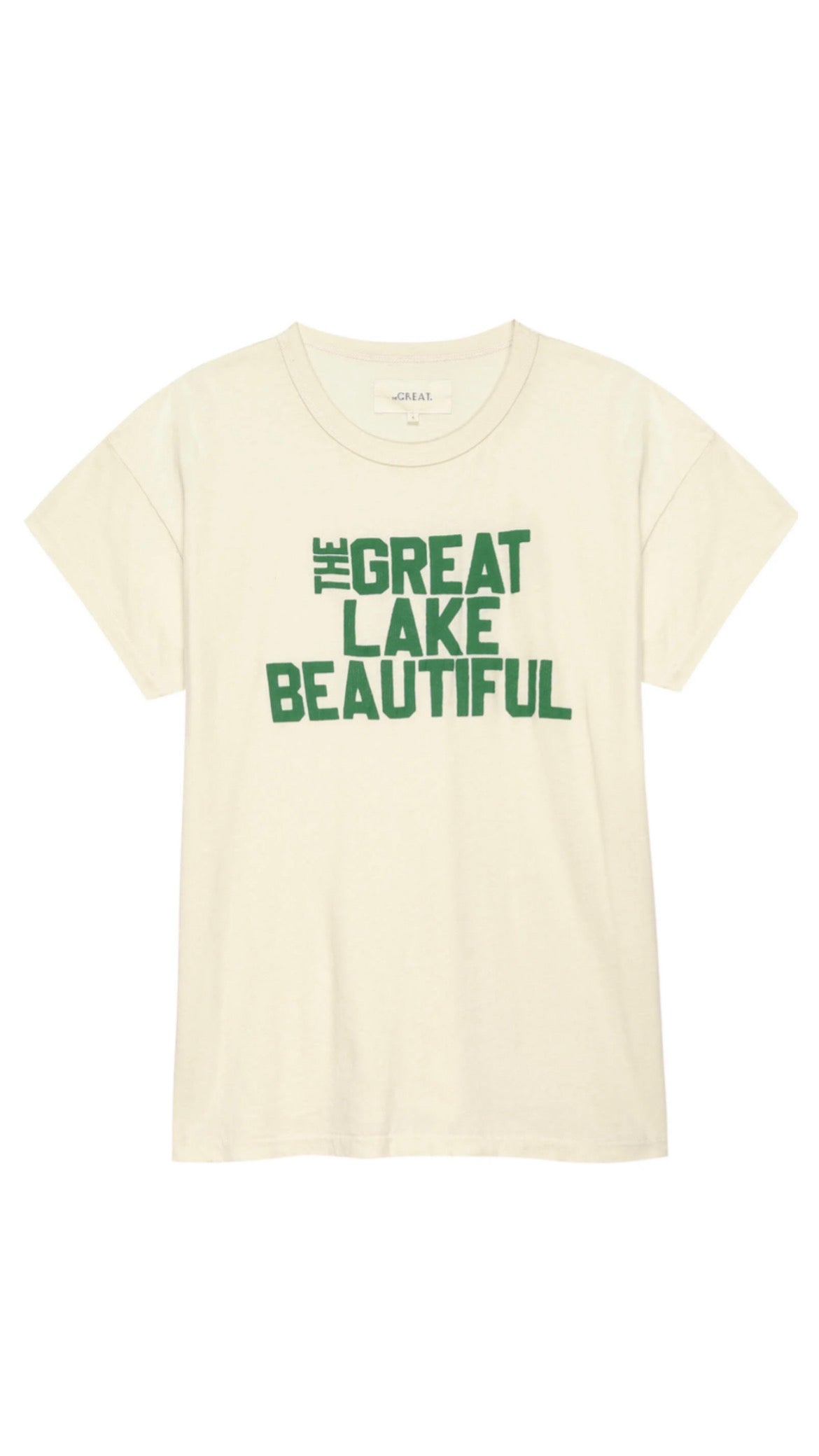 The Great- The Boxy Crew- Green/Washed White