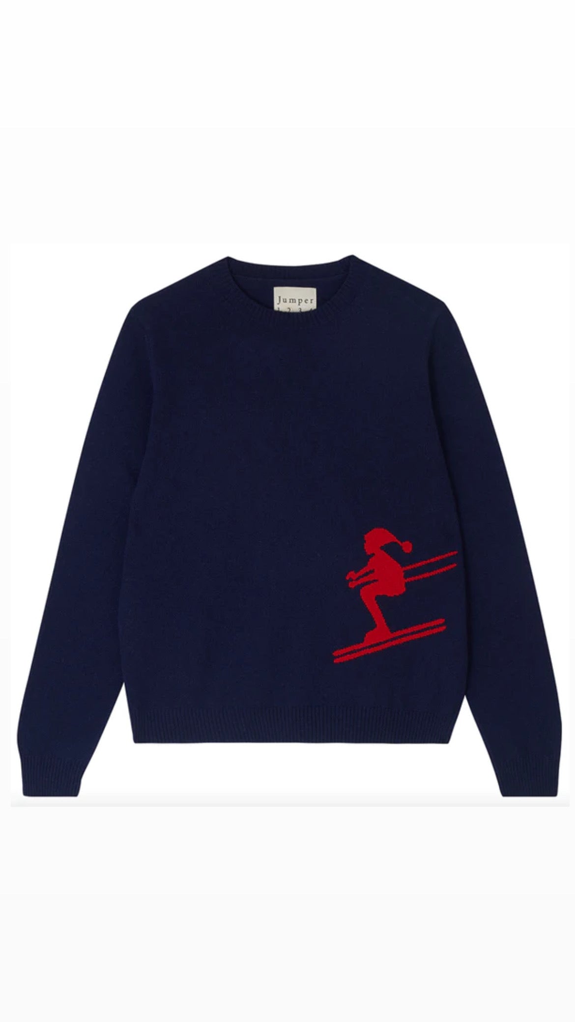 Jumper 1234- Ski Crew- Navy/Red