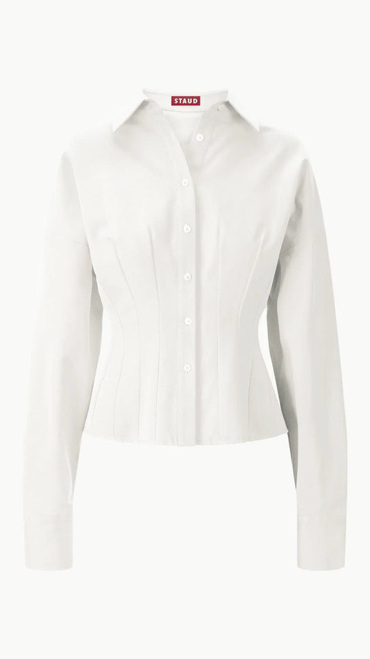Staud- Ophelia Top- Ivory