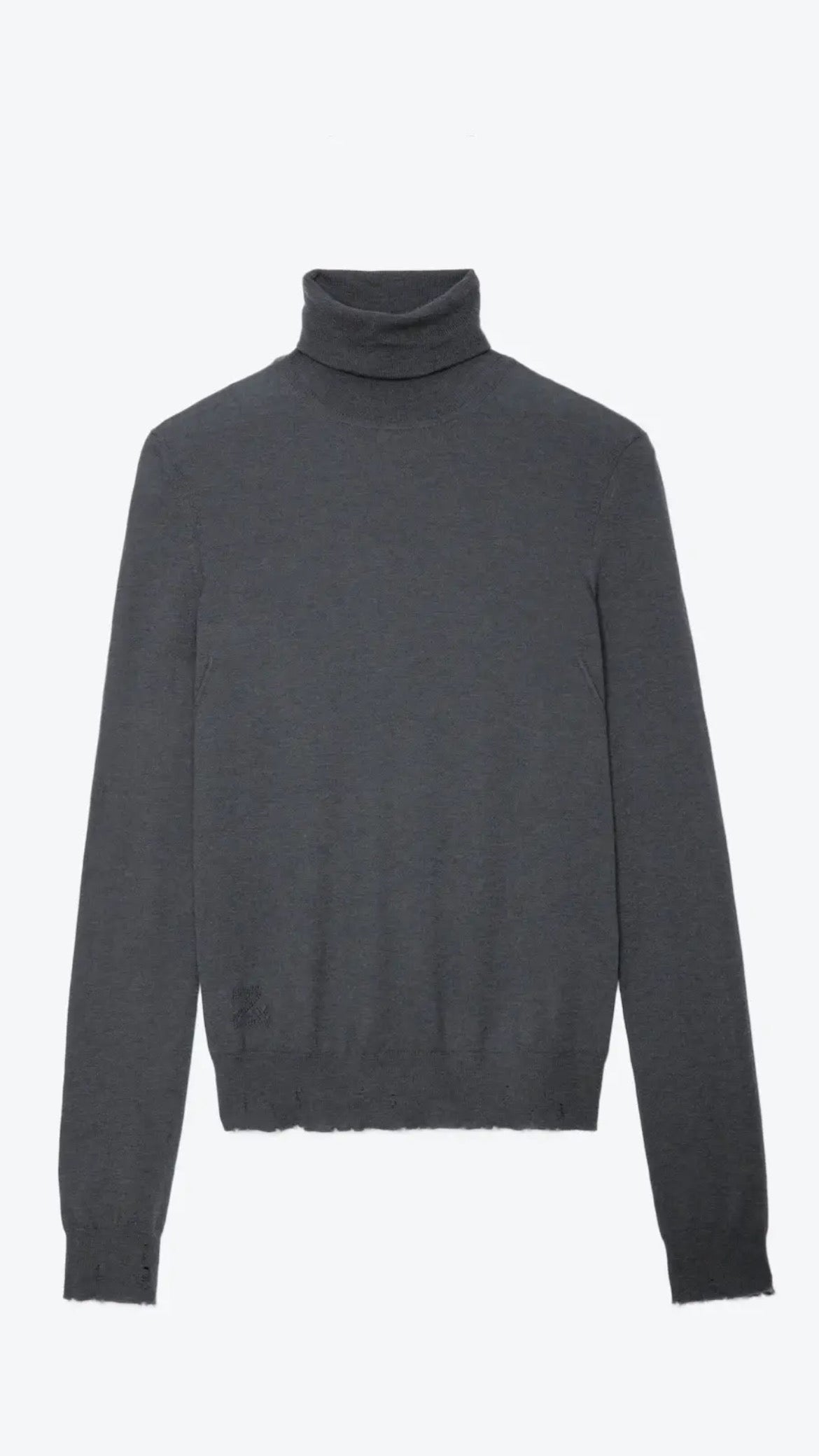 Zadig & Voltaire- Bobby Cashmere Sweater- Ardoise