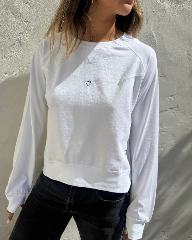 Catherine Gee - Embroidered Sweatshirt - Heart