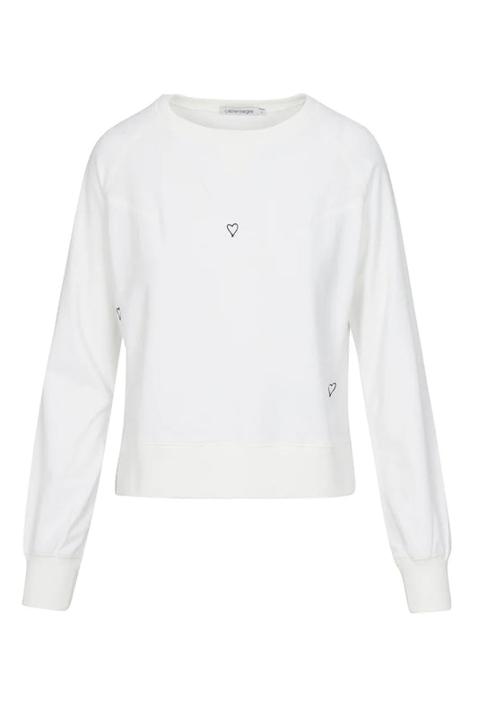 Catherine Gee - Embroidered Sweatshirt - Heart