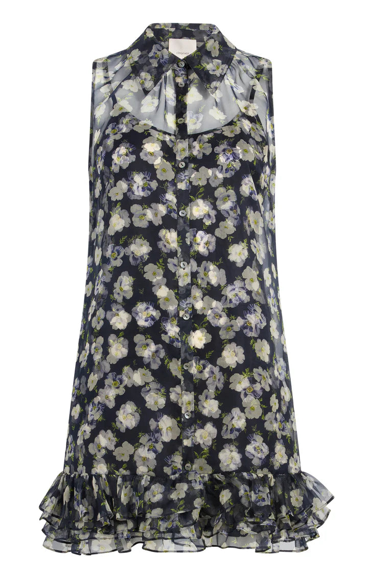 Cinq a Sept Mini Tossed Poppies Brisbane Dress