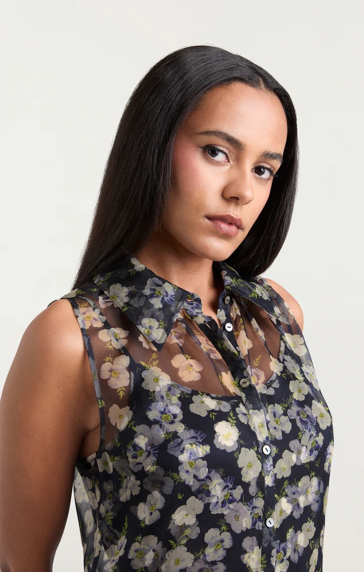 Cinq a Sept Mini Tossed Poppies Brisbane Dress