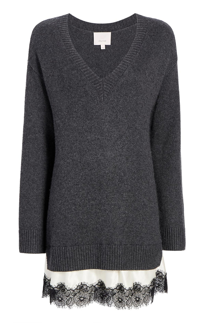 Cinq a Sept Simona Dress in Charcoal