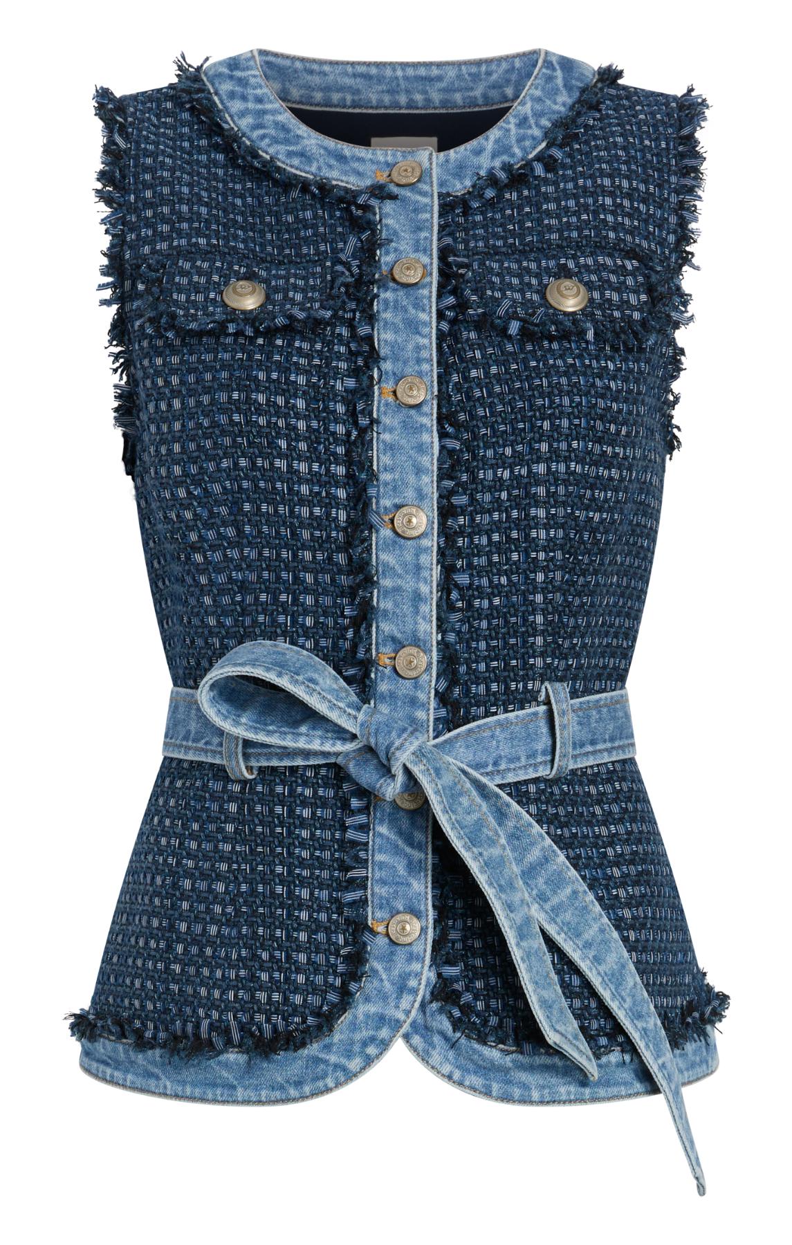 Cinq a Sept - Joans Vest - Blue Haze/Indigo Multi
