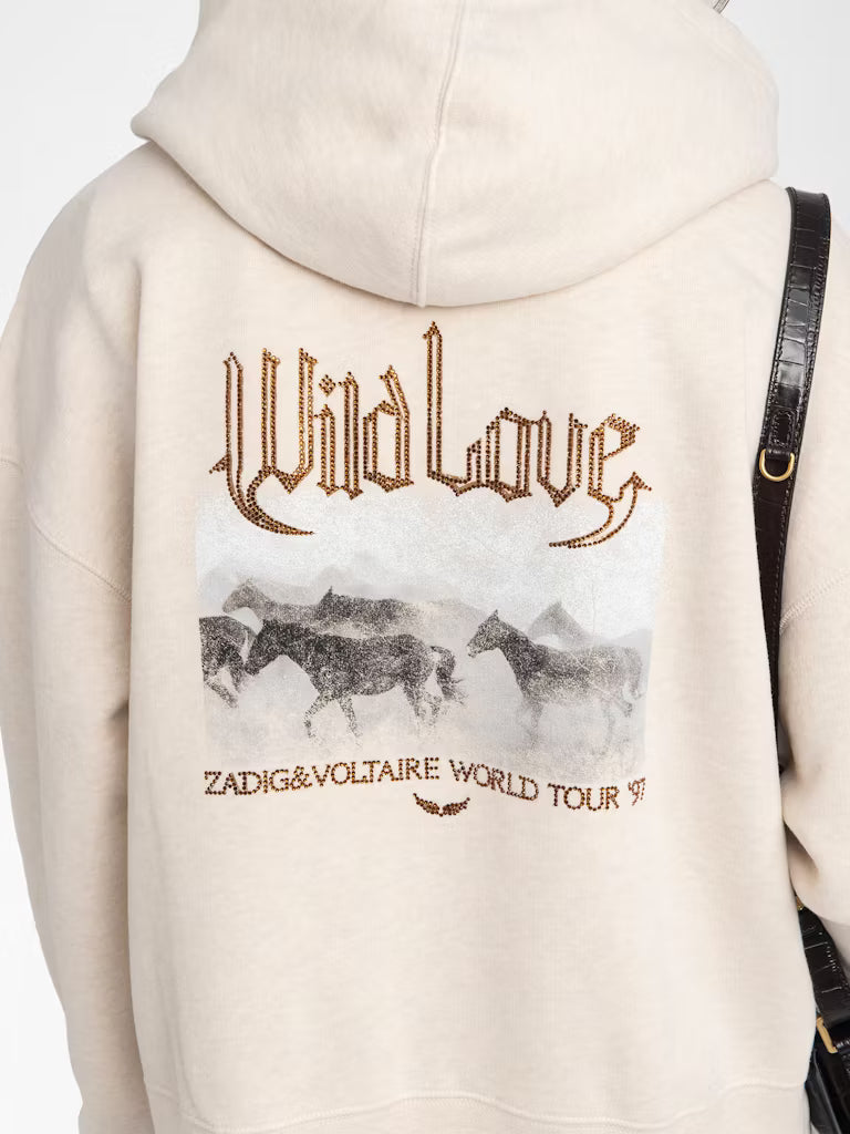 Zadig & Voltaire Mia Sweatshirt in Light Sugar