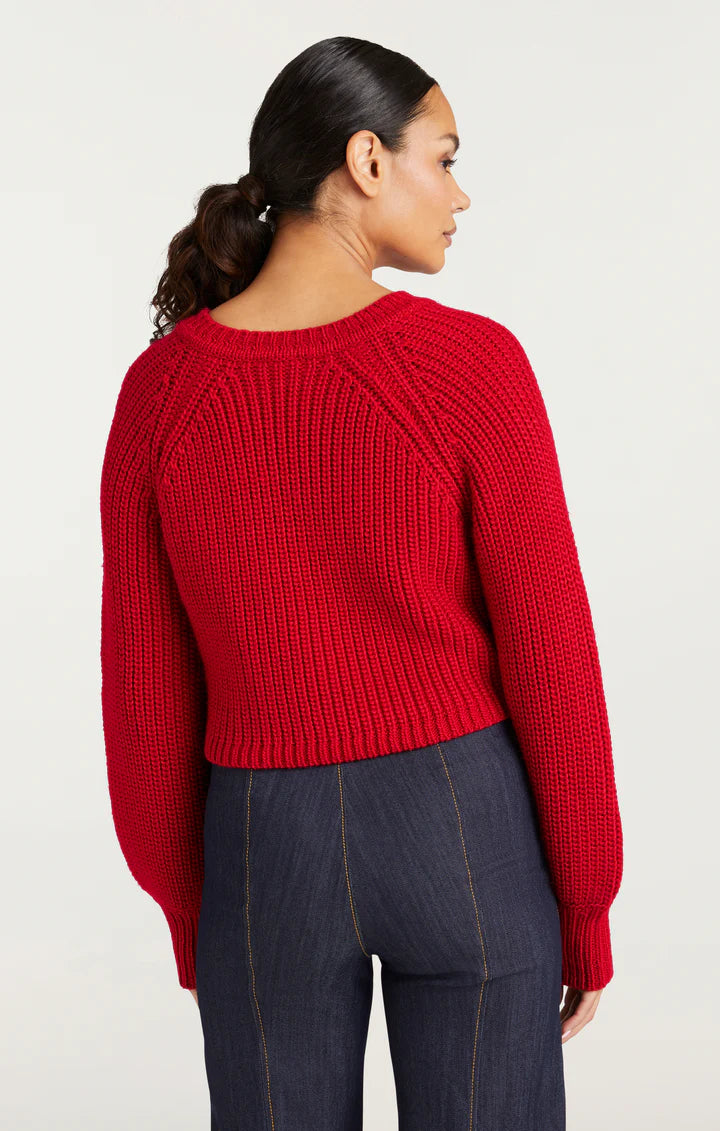 Cinq a Sept-Karen Pullover-Red Currant