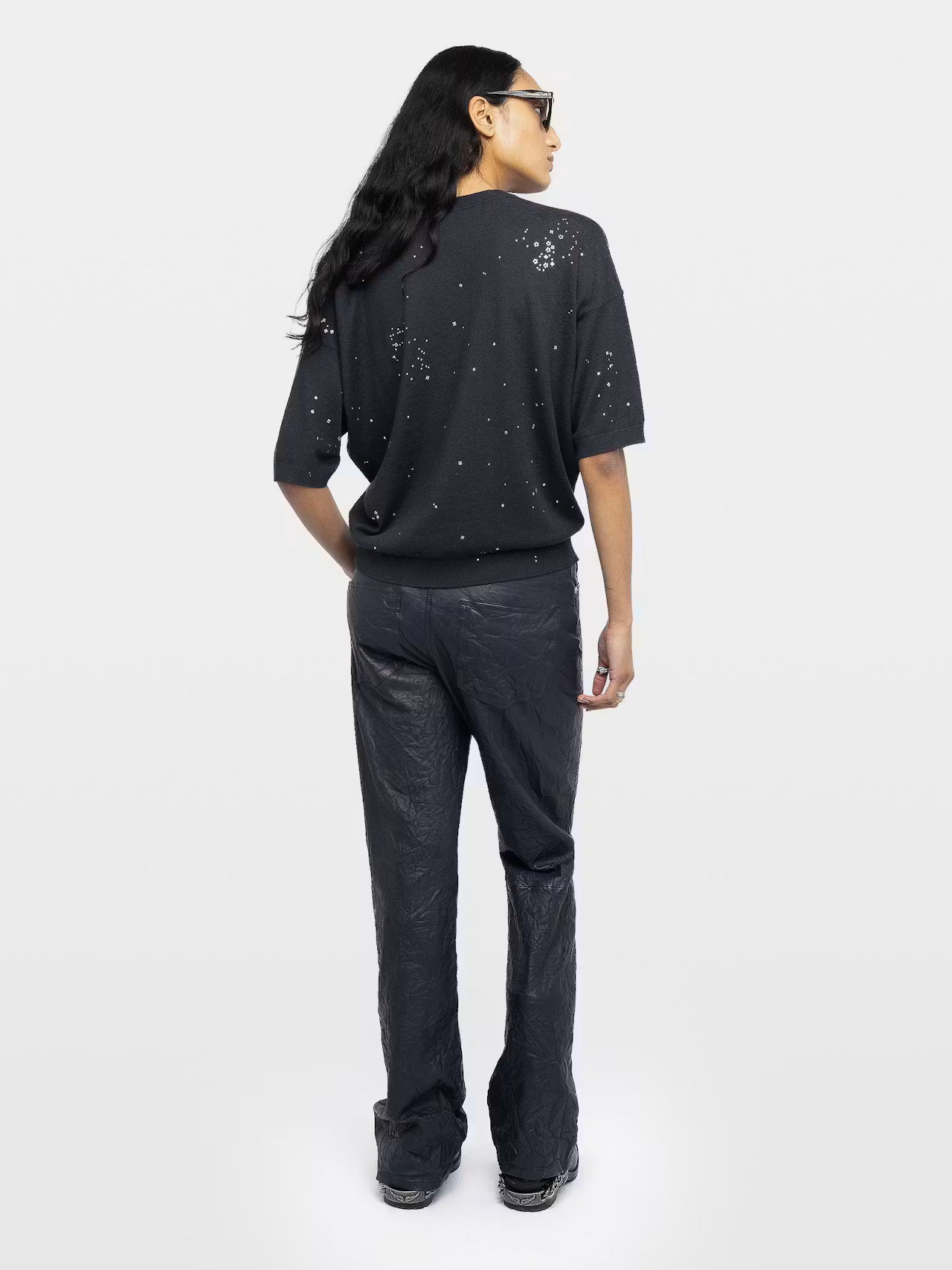 Zadig & Voltaire - Wully Sweater with Rhinestones - Black