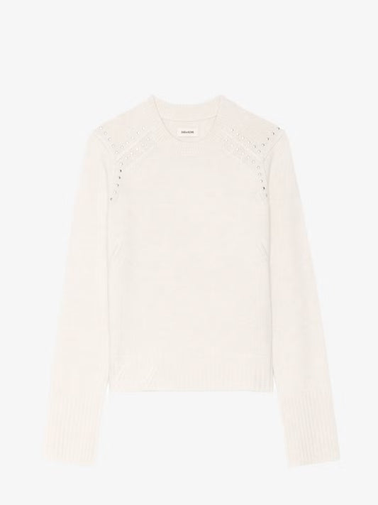 Zadig & Voltaire Nalty Sweater in Ecru