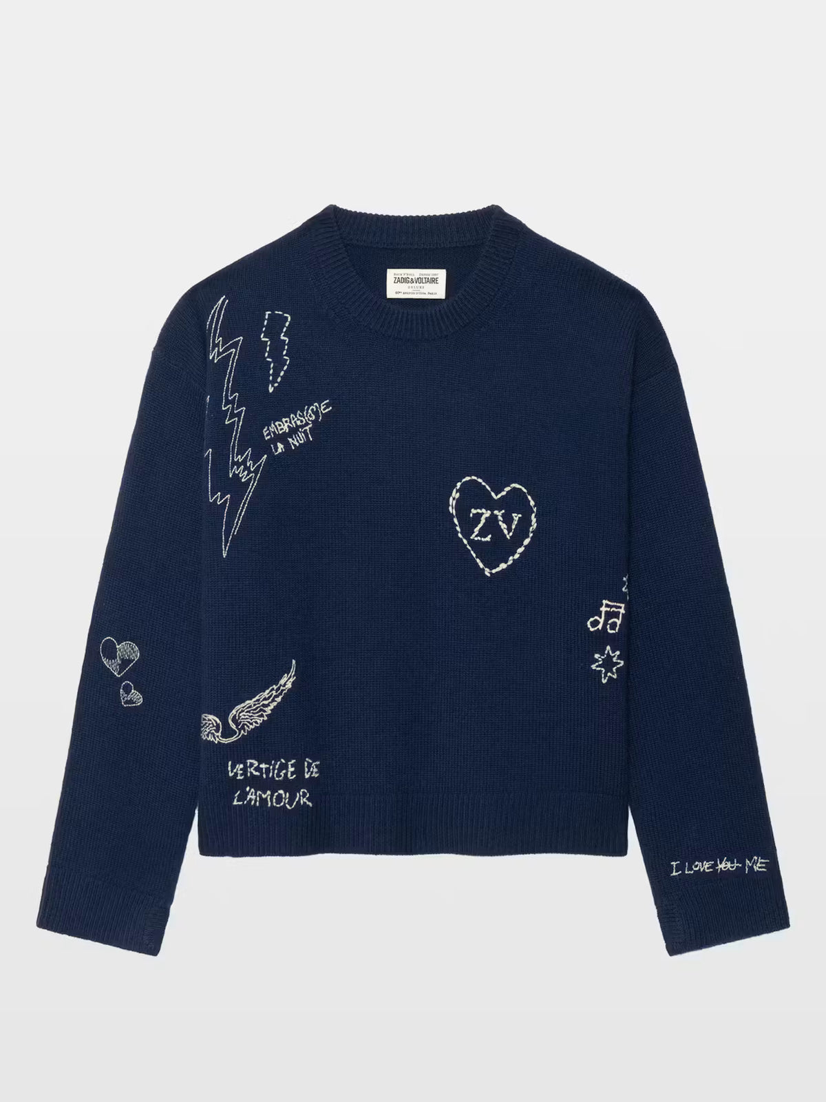 Zadig & Voltaire - Markux Cashmere Sweater - Marine