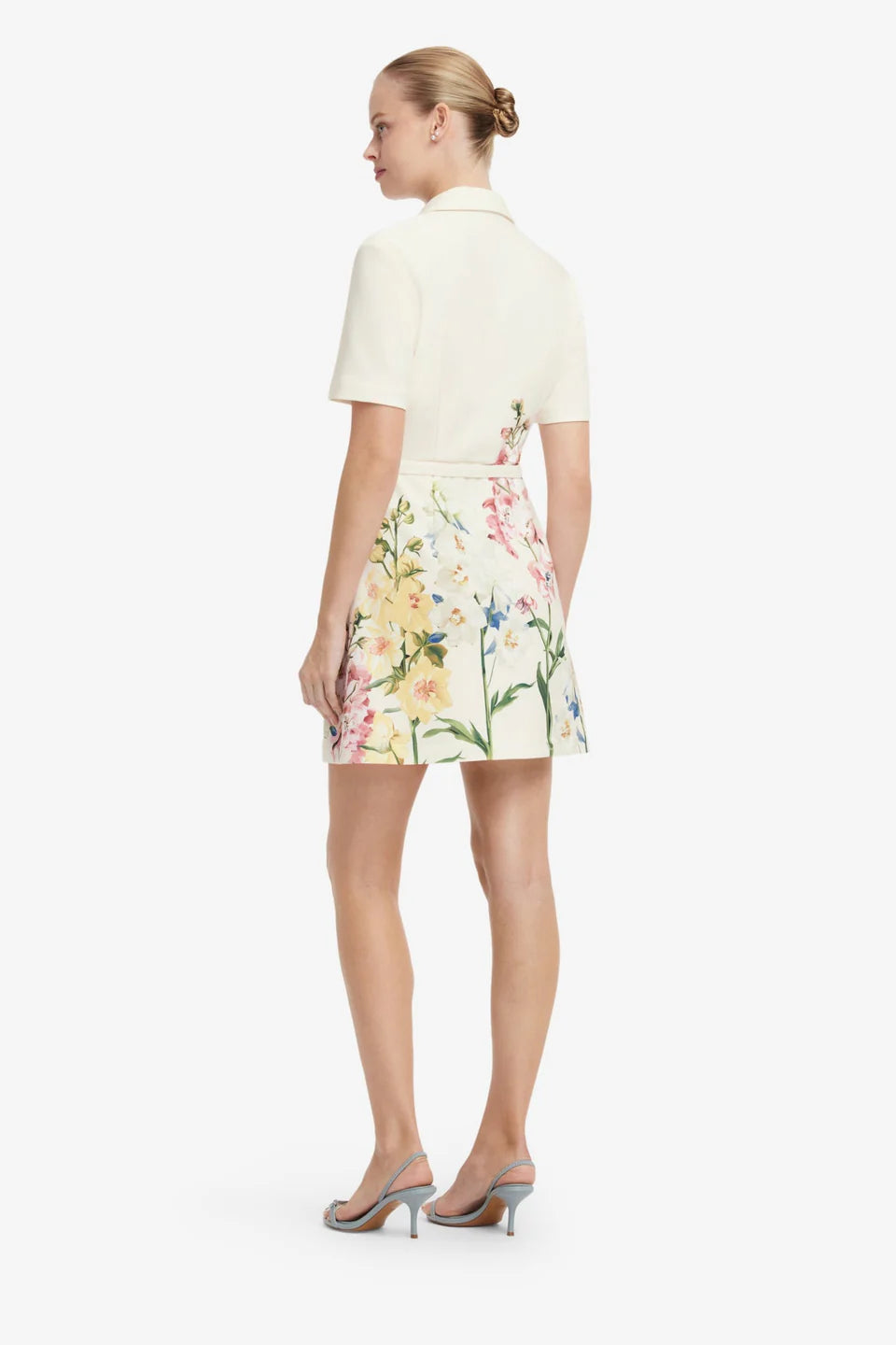 Leo Lin - Brigitte Mini Dress - Snapdragon in Snow
