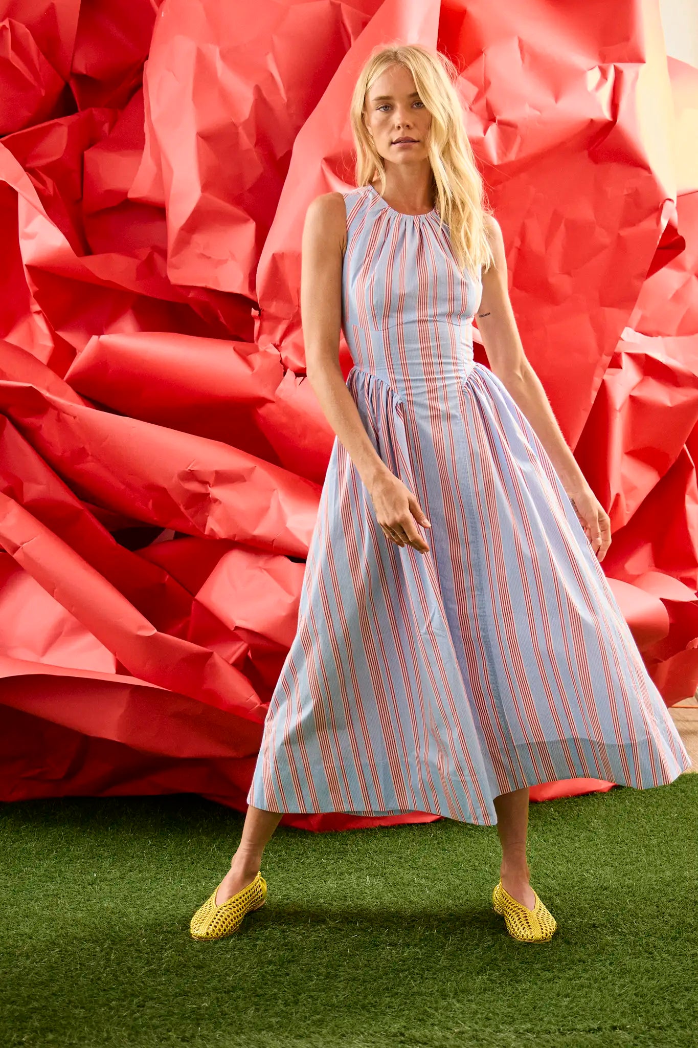 Hunter Bell - Nantuket Dress - Seaside Stripe