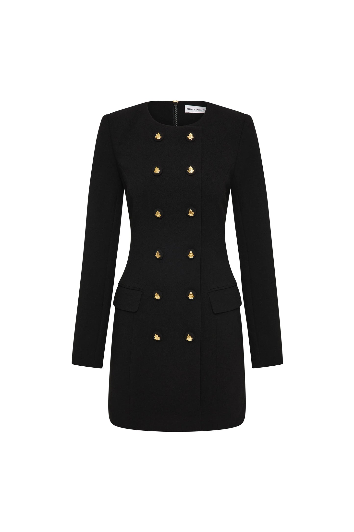 Rebecca Vallance - Odilia Long Sleeve Mini Dress - Black