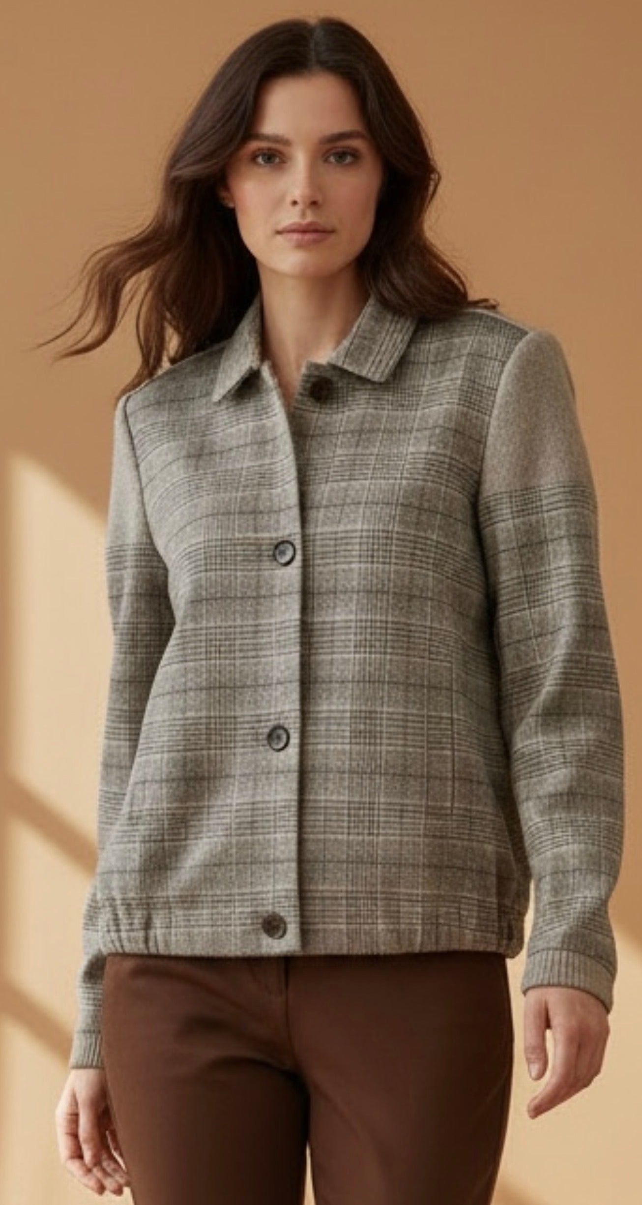 Capsule 121 The Essential Jacket-Brown Plaid