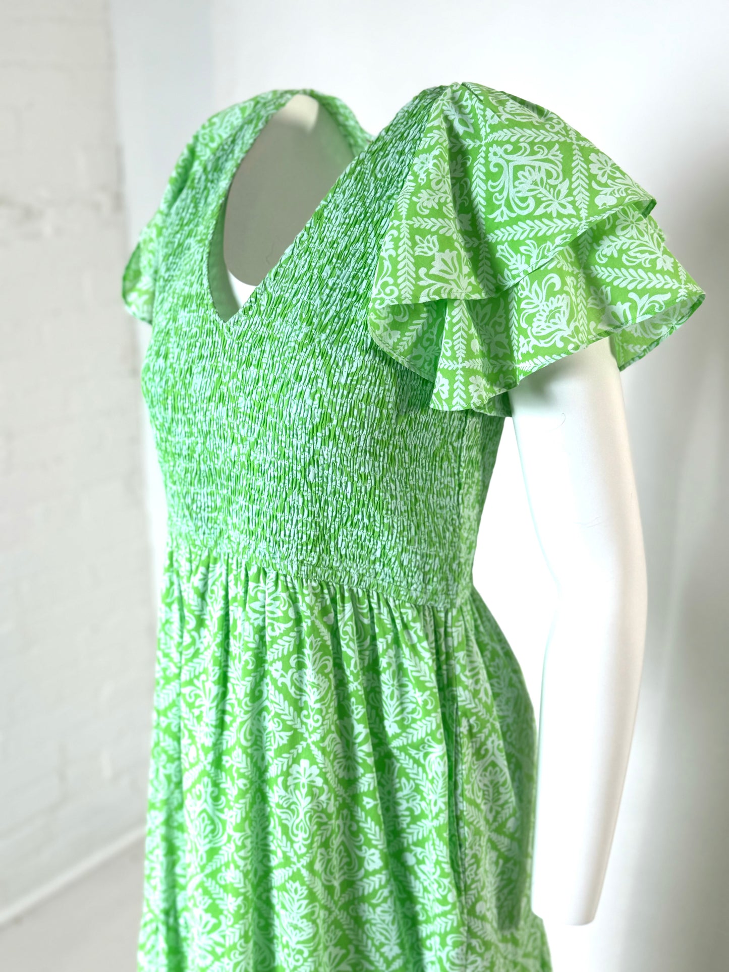 Banjanan- Ira Dress- Tile Print     Last One