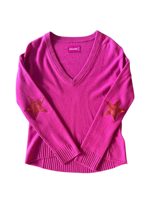Zadig & Voltaire - Vivi WS Patch Sweater - Framboise