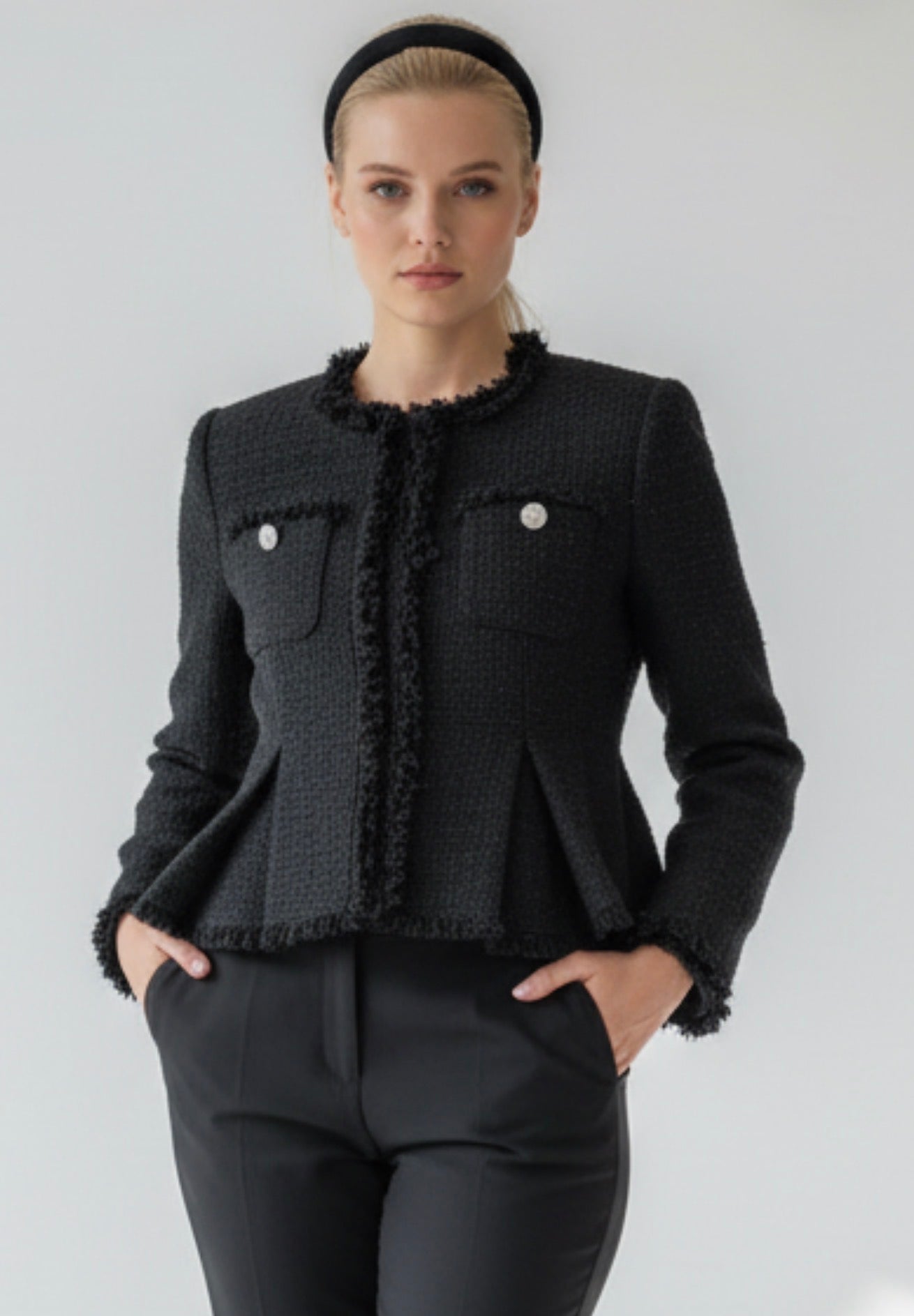 Cinq a Sept Misty Jacket in Black
