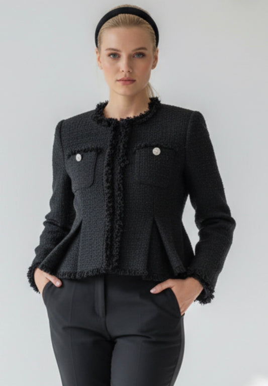 Cinq a Sept Misty Jacket in Black