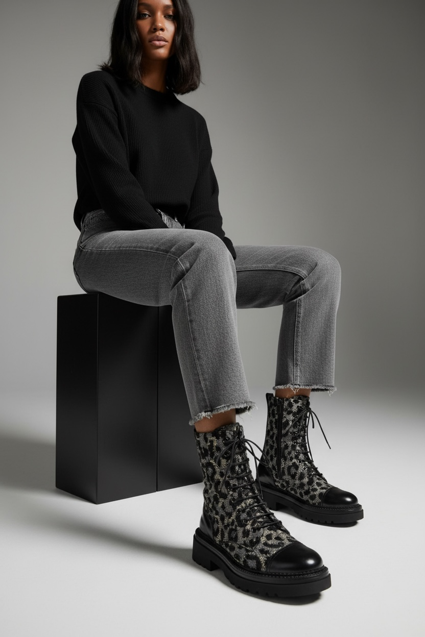 Homers Sierra Black-Jungle Black Boot